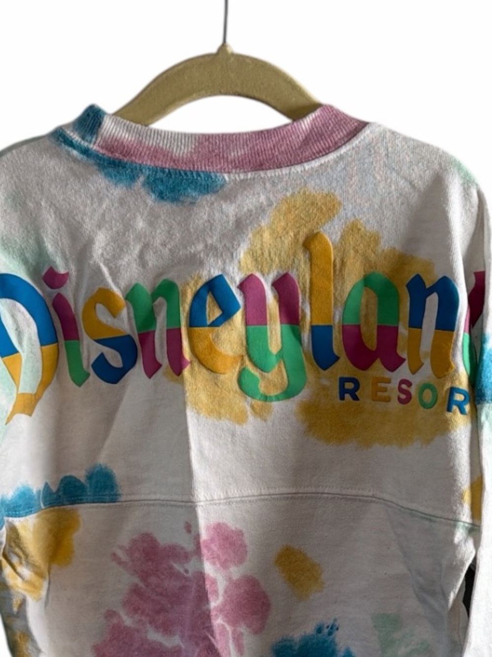 Disney Spirit Jersey‎ Kids Long Sleeve T-shirt Tie Dye Graphic Size Small